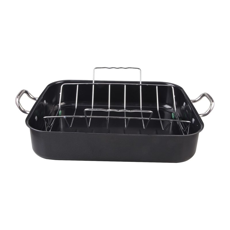 Roasting pan with rack
