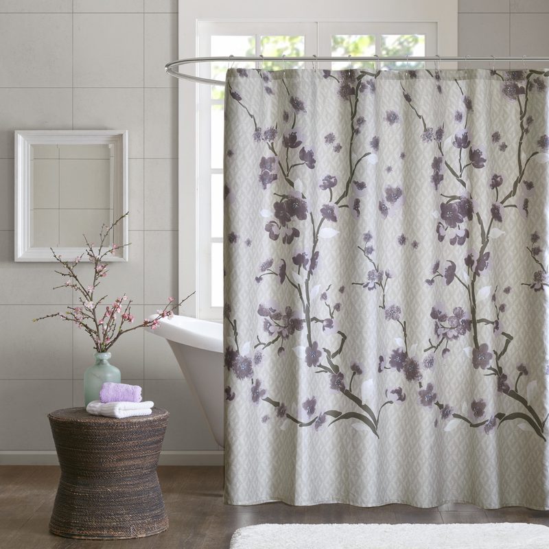 Madison Park cotton shower curtain